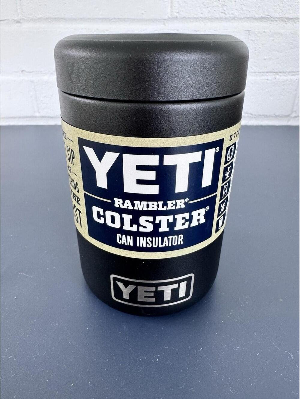 YETI Rambler 12oz Colster 2.0 Can Insulator Black New